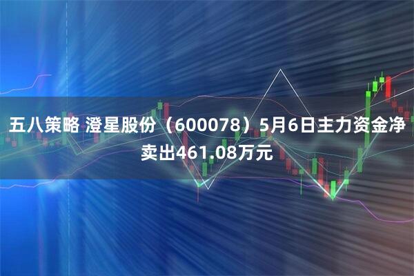 五八策略 澄星股份（600078）5月6日主力资金净卖出461.08万元